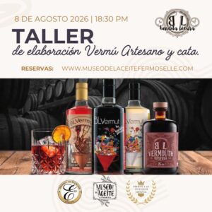 18:30 – Bendita Locura Taller de Elaboración de tú vermú y cata (SÁBADO)